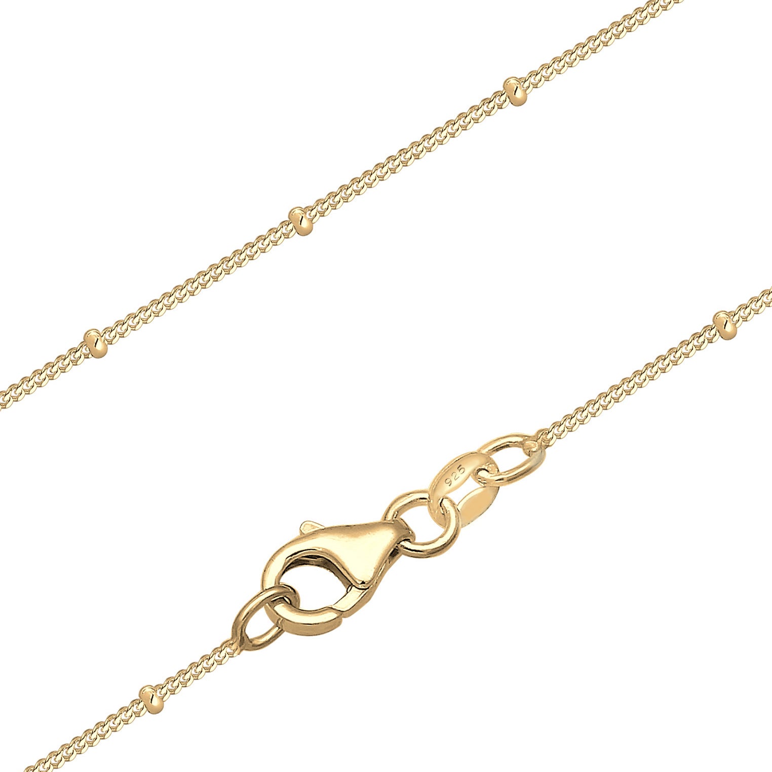 Gold Perhiasan Wanita Perak Asli - Silver Kalung  Hexagon Shape Rose Quartz Lapis Emas