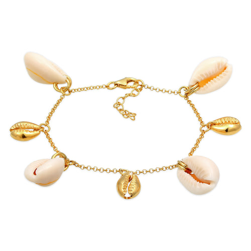 Gelang perak 925 dengan kerang elegan Elli Jewelry