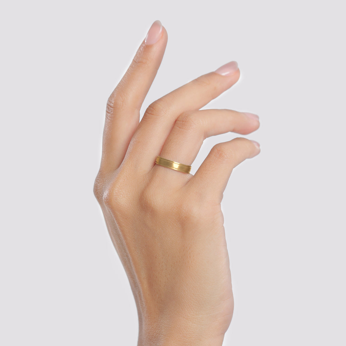 Classic Ring 925 Silver Gold Plated