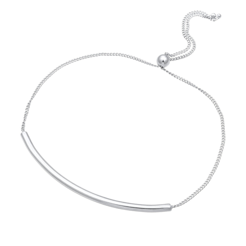 Silver Perhiasan Wanita Perak Asli - Silver Gelang Filigree Basic Minimalist Adjustable