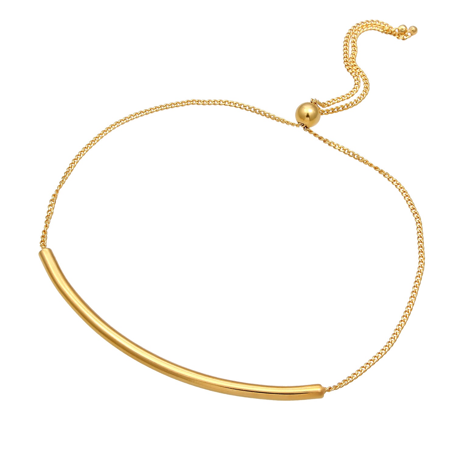 Gold Perhiasan Wanita Perak Asli - Silver Gelang Filigree Basic Minimalis Gold Plated