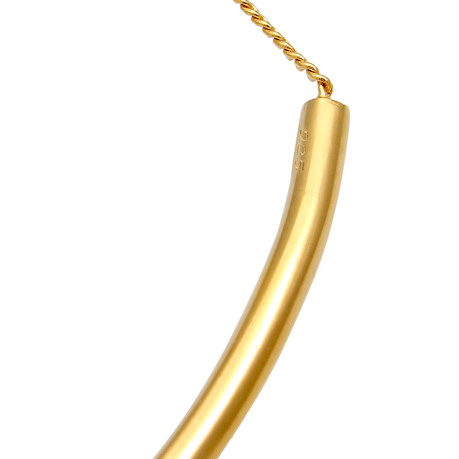 Gold Perhiasan Wanita Perak Asli - Silver Gelang Filigree Basic Minimalis Gold Plated