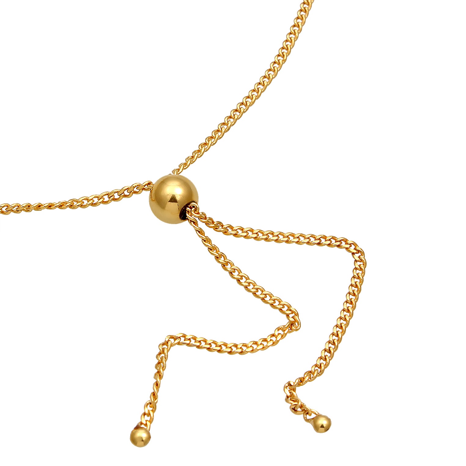 Gold Perhiasan Wanita Perak Asli - Silver Gelang Filigree Basic Minimalis Gold Plated