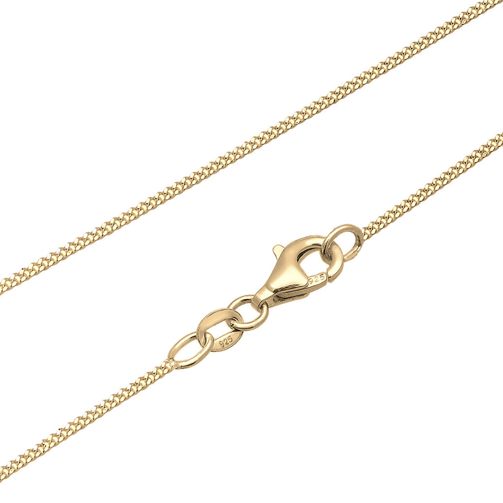 Gold Perhiasan Wanita Perak Asli - Silver Kalung  Y-Chain Ball Basic Minimal Adjustable Lapis Emas