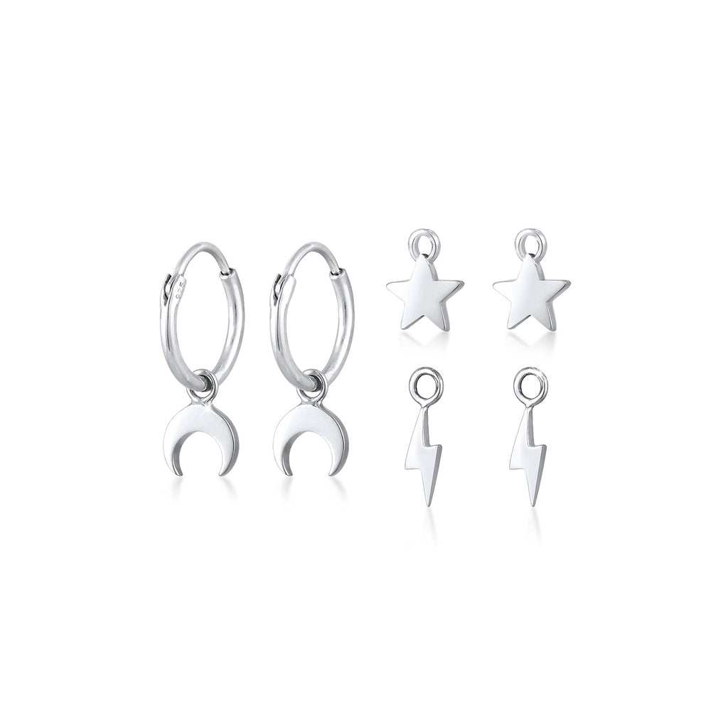 Silver Anting Perhiasan Perak 925 Wanita Versatile