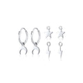 Silver Anting Perhiasan Perak 925 Wanita Versatile