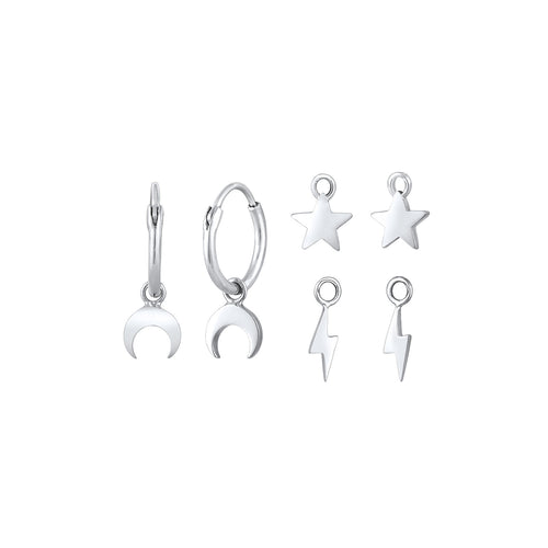 Silver Anting Perhiasan Perak 925 Wanita Versatile