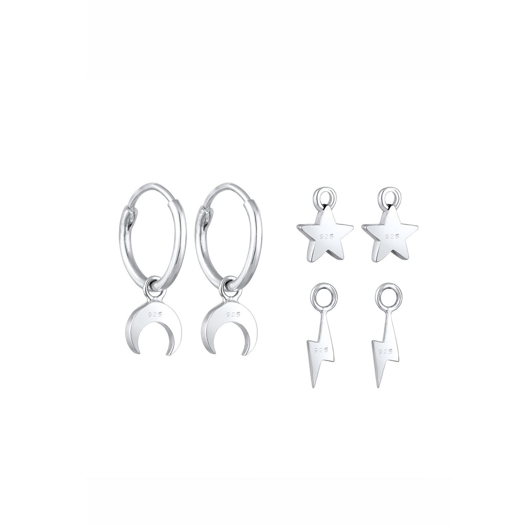 Silver Anting Perhiasan Perak 925 Wanita Versatile
