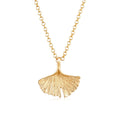 Kalung perak 925 dengan liontin daun gingko elegan Elli Jewelry