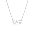Kalung perak 925 dengan liontin infinity simbol elegan Elli Jewelry