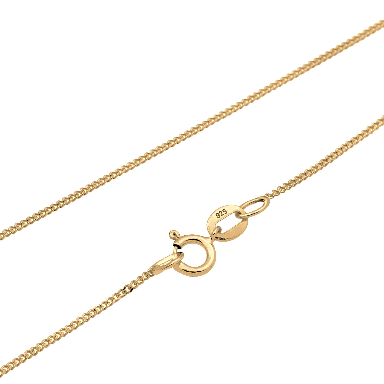 Gold Perhiasan Wanita Perak Asli - Silver Kalung   Infinity Symbol Gold Plateletd