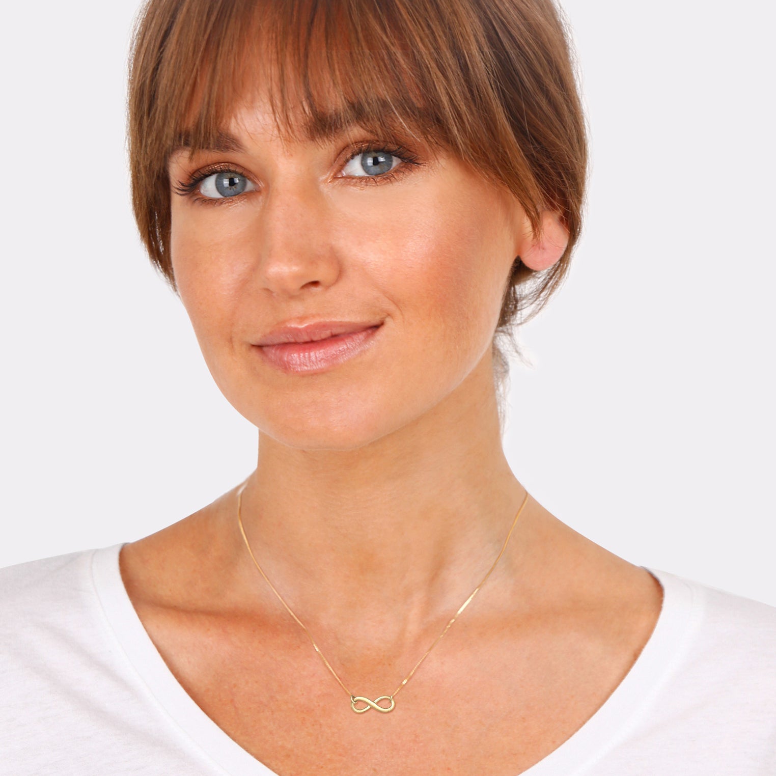 Gold Perhiasan Wanita Perak Asli - Silver Kalung  Statement Elegant Emerald Green Zirconia Stone Lapis Emas