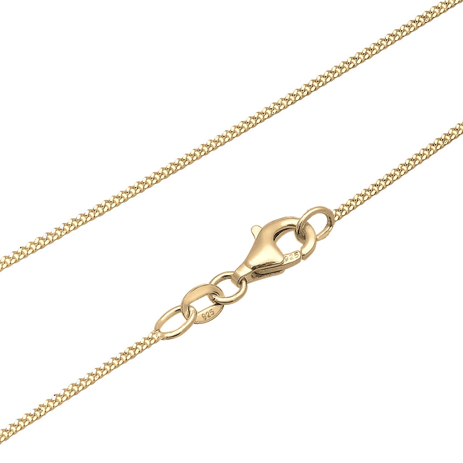 Gold Perhiasan Wanita Perak Asli - Silver Kalung   Heart Love Zirconia Crystals Lapis Emas