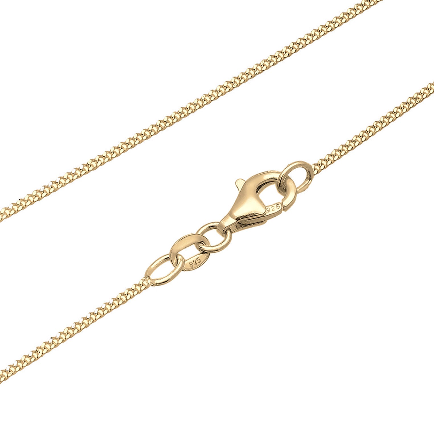 Gold Perhiasan Wanita Perak Asli - Silver Kalung  Y-Chain Geo Rod Basic Trend Blogger Lapis Emas