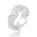 Silver Perhiasan Wanita Perak Asli - Silver Cincin Ginkgo