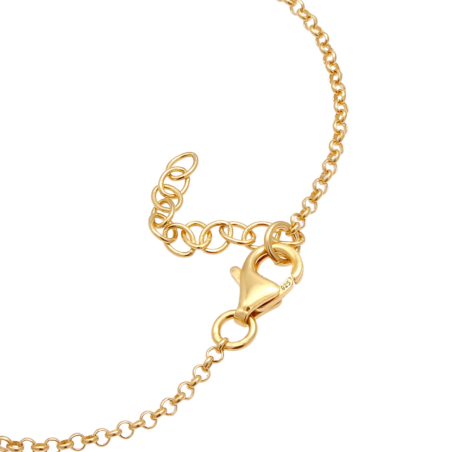 Gold Perhiasan Wanita Perak Asli - Gelang Infinity Symbol Zirconia Lapis