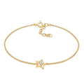 Gold Gelang Perhiasan Perak 925 Wanita Star Filigree Gold Plated