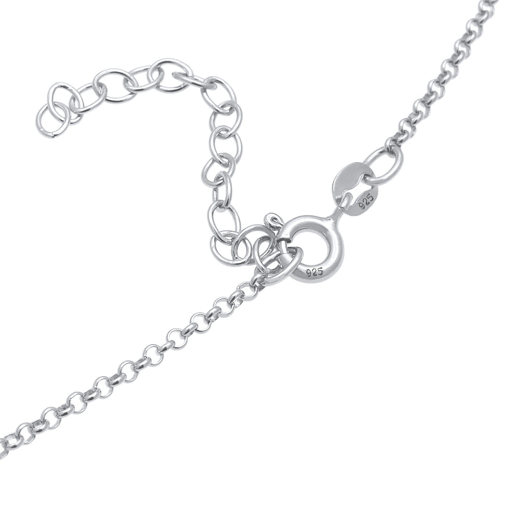 Silver Perhiasan Wanita Perak Asli - Silver Kalung  Choker Layer Circle Round Coin Vintage Trend