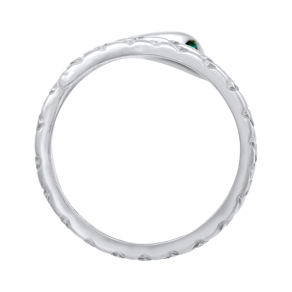 Silver Cincin Perhiasan Perak 925 Wanita Wrap Snake