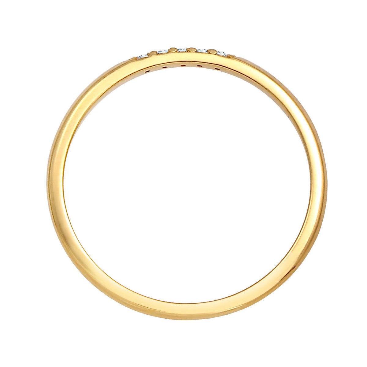 Ring Bandengagement Diamonds In 375 Yellow Gold