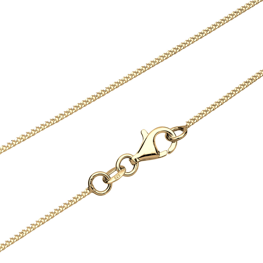 Gold Perhiasan Wanita Perak Asli - Silver Kalung   Heart Sparkling Love Crystals Lapis Emas