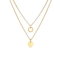 Kalung perak 925 dengan liontin layer elegan Elli Jewelry
