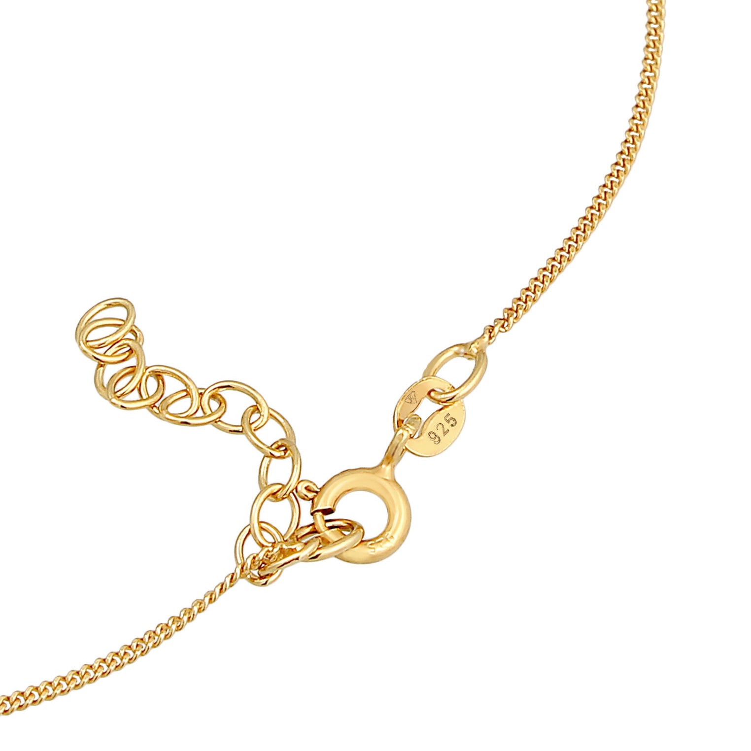 Gold Perhiasan Wanita Perak Asli - Silver Gelang Kaki Coin Gold Plated