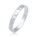 Hammered Band Ring 925 Silver