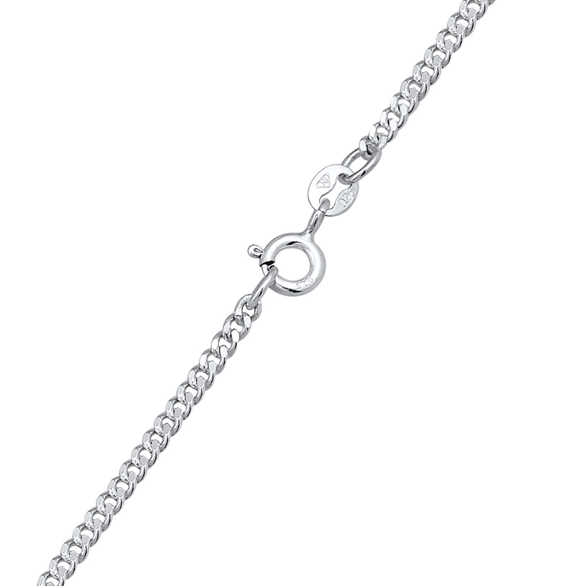 Curb Necklace 925 Silver