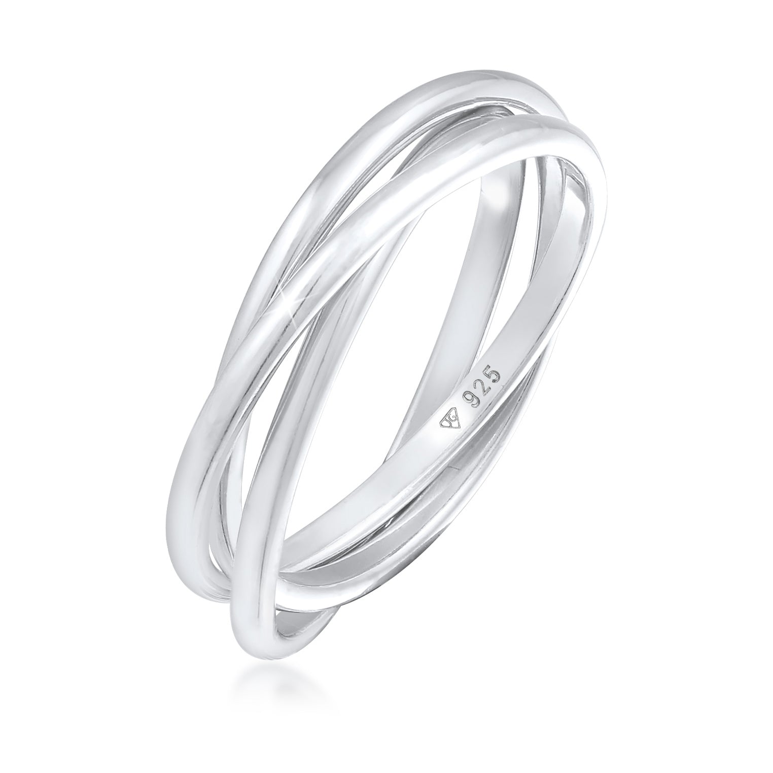 Silver Perhiasan Wanita Perak Asli - Silver Cincin Trini Look
