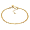 Gold Gelang Perhiasan Perak 925 Wanita Basic Gold Plated