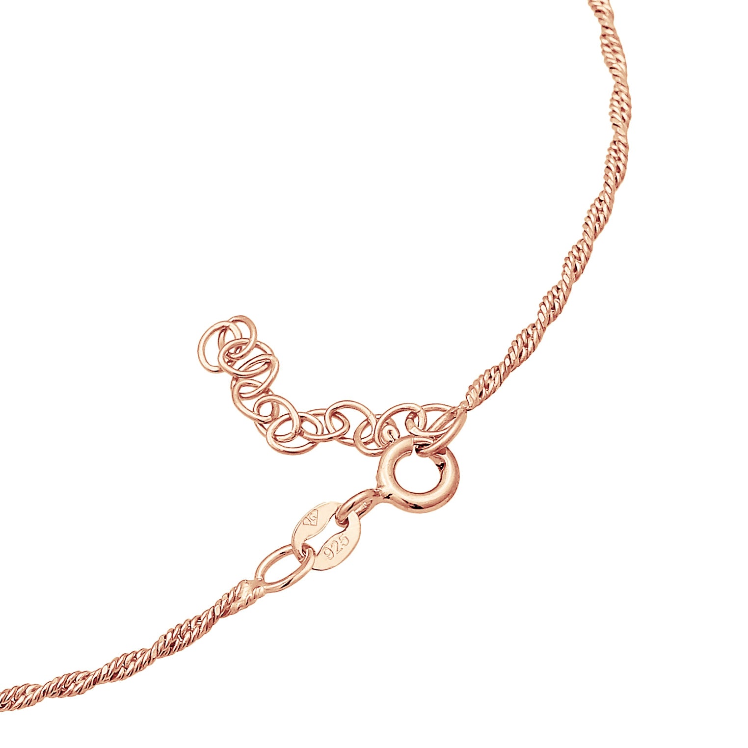 Rosegold Perhiasan Wanita Perak Asli