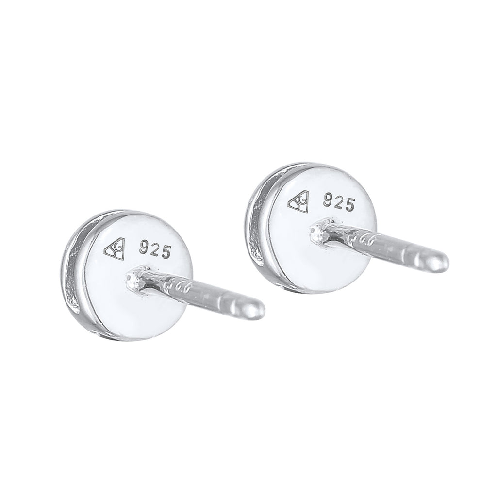 Silver Anting Perhiasan Perak 925 Wanita Stud Basic Vintage Diamond