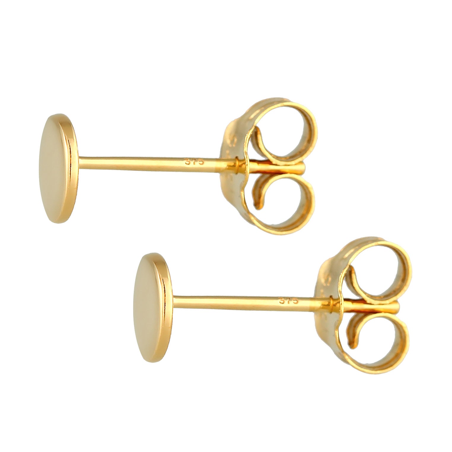 Gold Perhiasan Wanita Emas Asli 375 (9K) Anting Circle Round