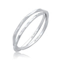 Silver Cincin Perhiasan Perak 925 Wanita Vintage Look Wrapped