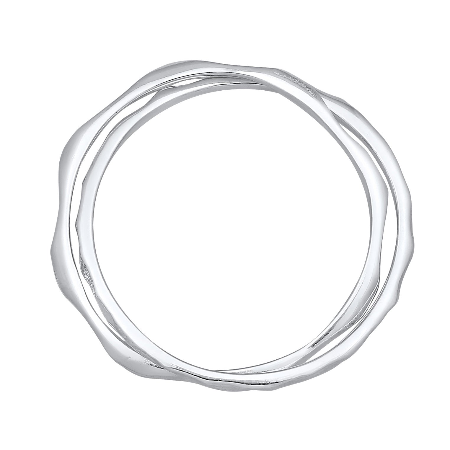 Silver Cincin Perhiasan Perak 925 Wanita Vintage Look Wrapped