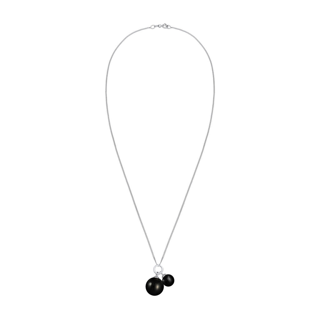 Ladies Pearl Pendant Duo Classic in 925 Sterling Silver