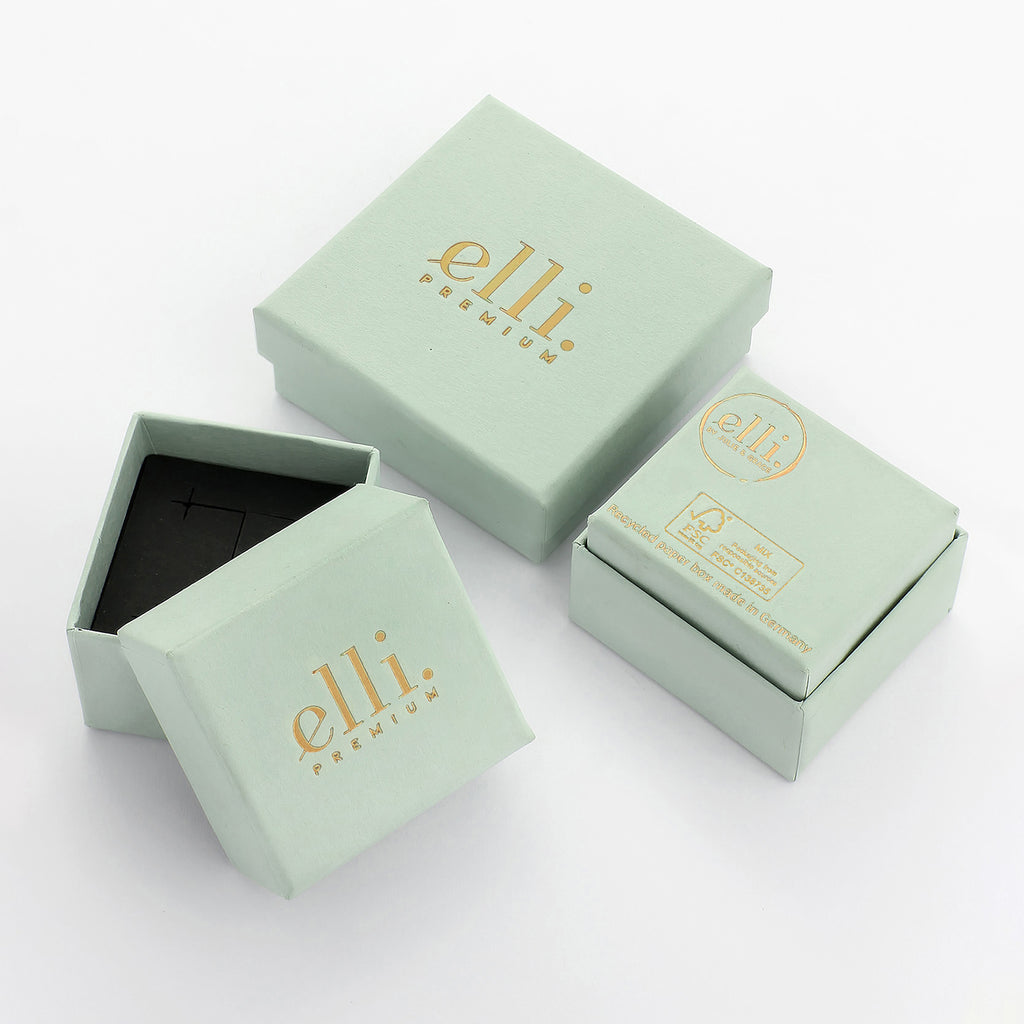 Gold Cincin Perhiasan Emas 375 Wanita Stacking Basic Set of 2