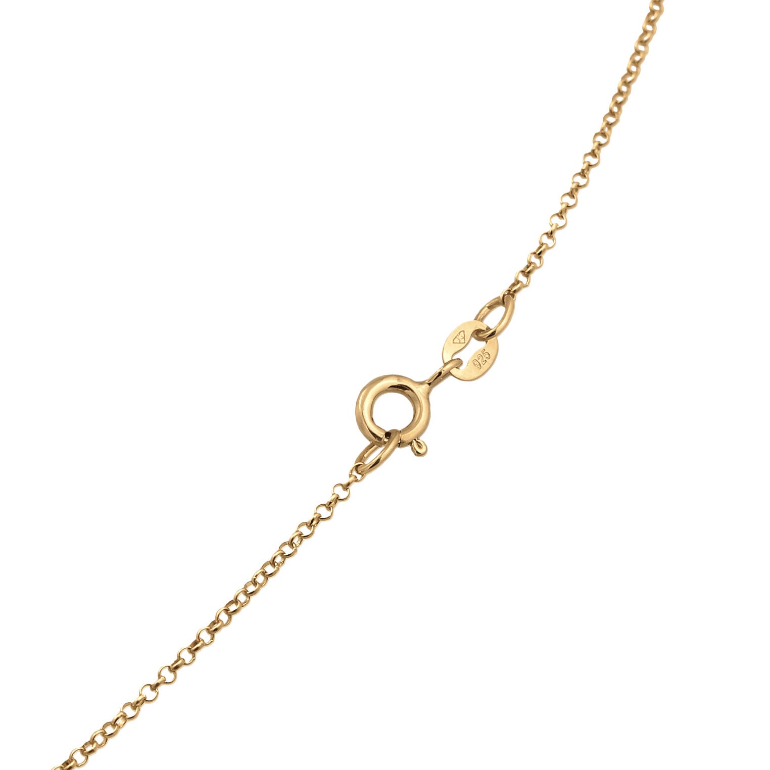 Gold Kalung Perhiasan Perak 925 Wanita Platelets Basic Matt Gold Plated