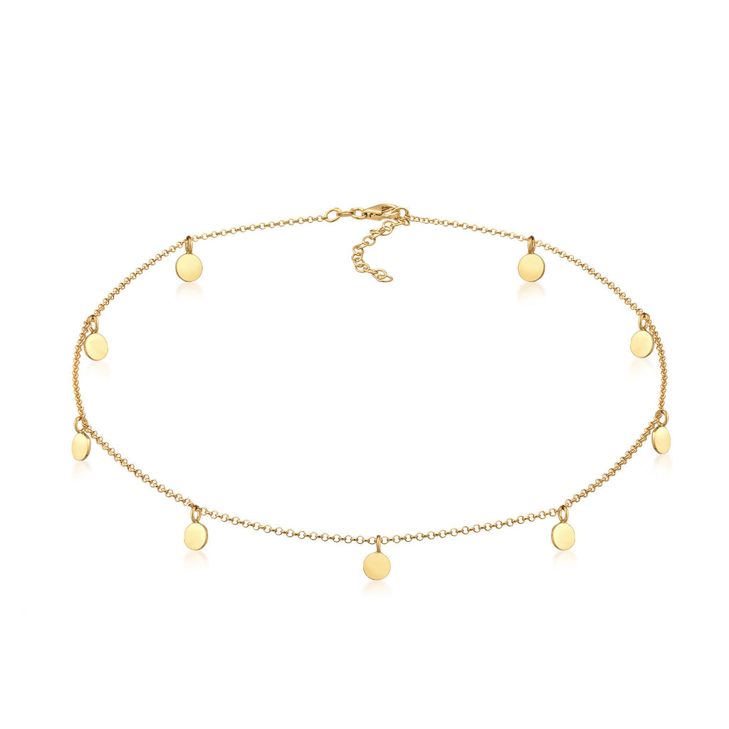 Gold Kalung Perhiasan Perak 925 Wanita Boho Gold Plated