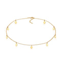 Gold Kalung Perhiasan Perak 925 Wanita Boho Gold Plated
