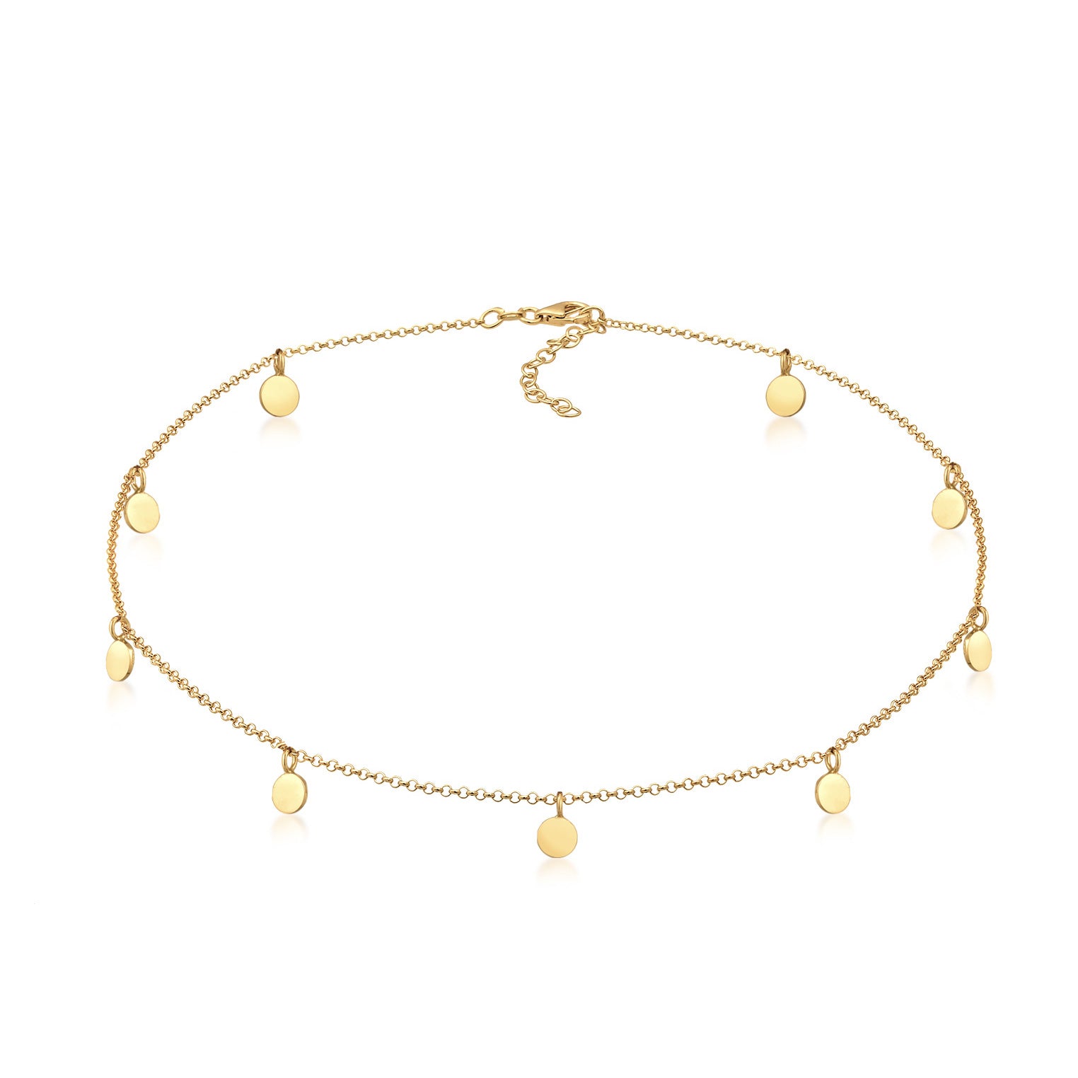 Gold Kalung Perhiasan Perak 925 Wanita Boho Gold Plated