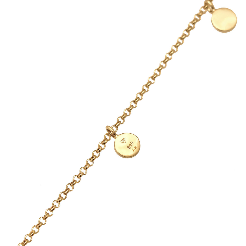 Gold Kalung Perhiasan Perak 925 Wanita Boho Gold Plated