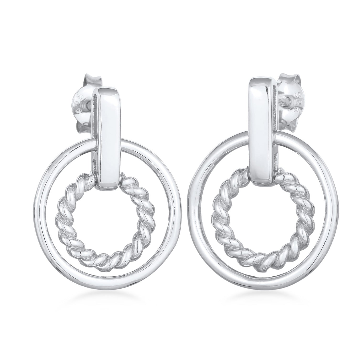 Silver Perhiasan Wanita Perak Asli - Silver Anting Kreis