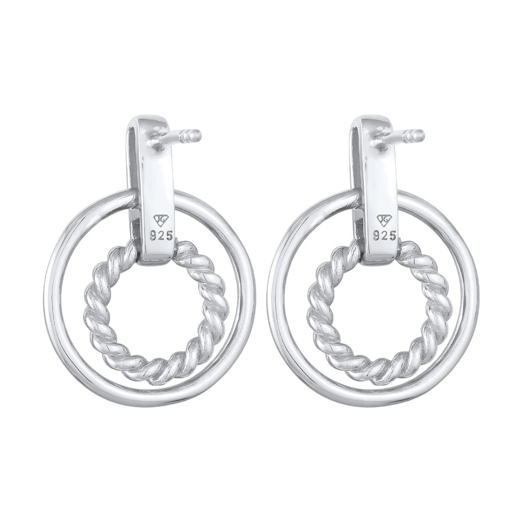 Silver Perhiasan Wanita Perak Asli - Silver Anting Kreis