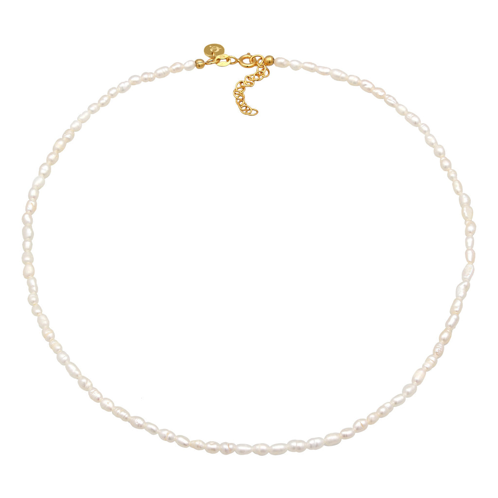 Gold Kalung Perhiasan Perak 925 Wanita Choker Basic Chain Gold Plated