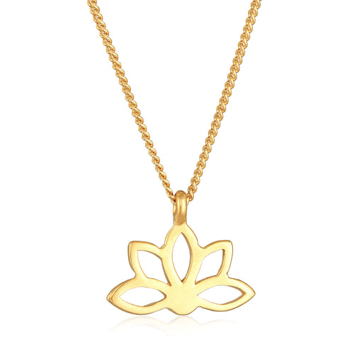 Gold Kalung Necklace Perak 925 Lapis Emas Wanita Bunga Outfit Korea