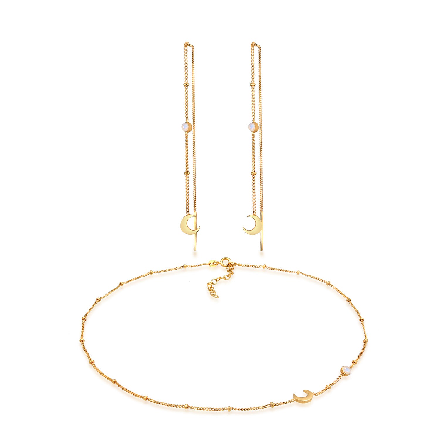 Gold Set Perhiasan Perak 925 Wanita Astro Gold Plated