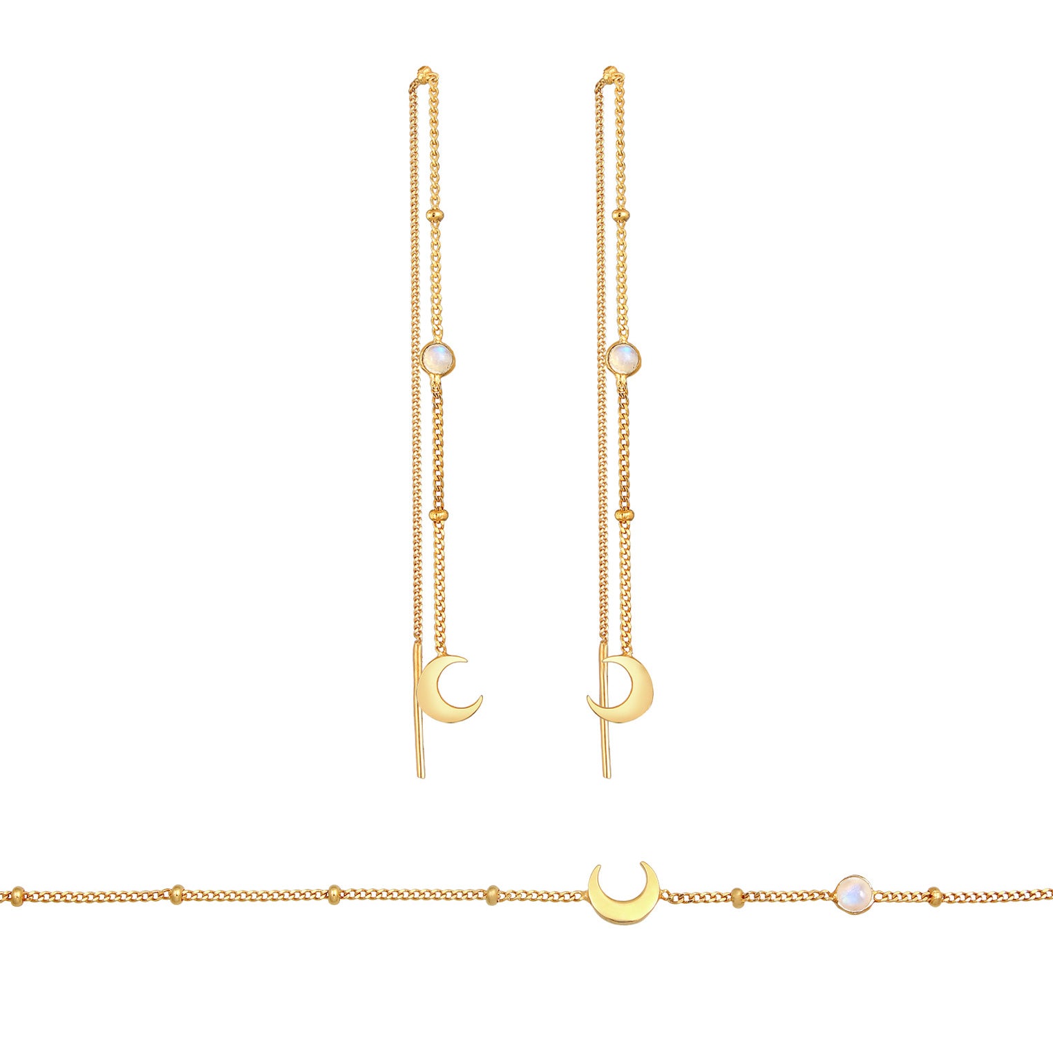 Gold Set Perhiasan Perak 925 Wanita Astro Gold Plated