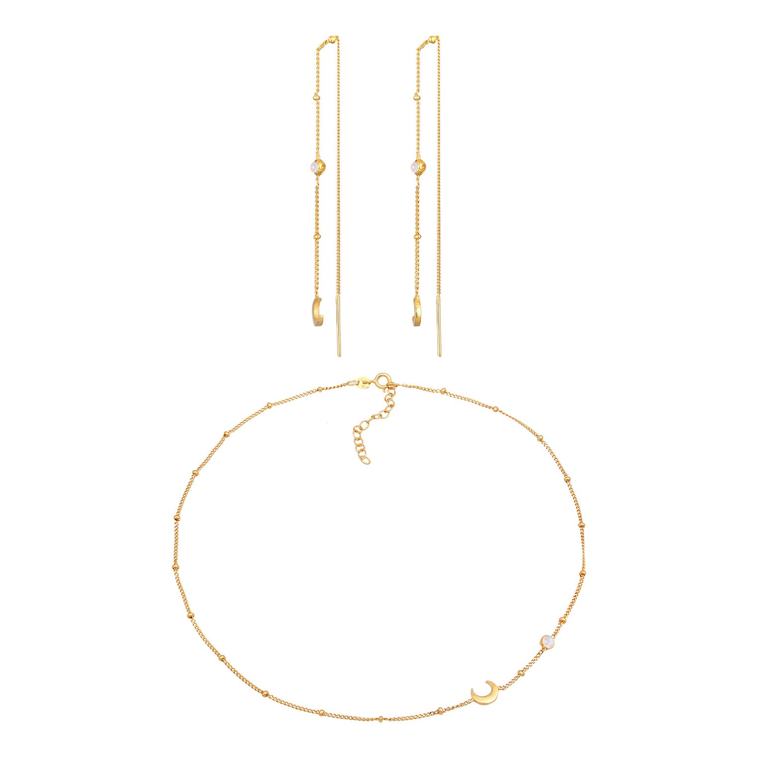 Gold Set Perhiasan Perak 925 Wanita Astro Gold Plated